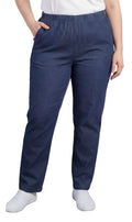 Women's Lightweight Pull-On Denim Jeans with Elastic Waist