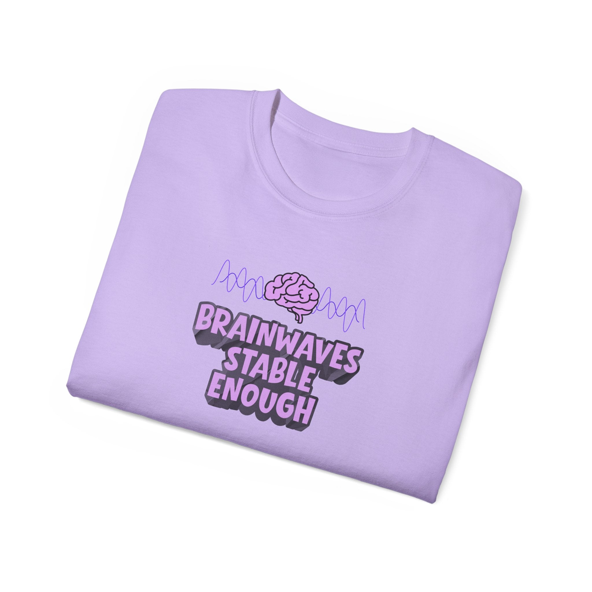 Brainwaves Stable Enough Unisex Heavy Cotton Tee