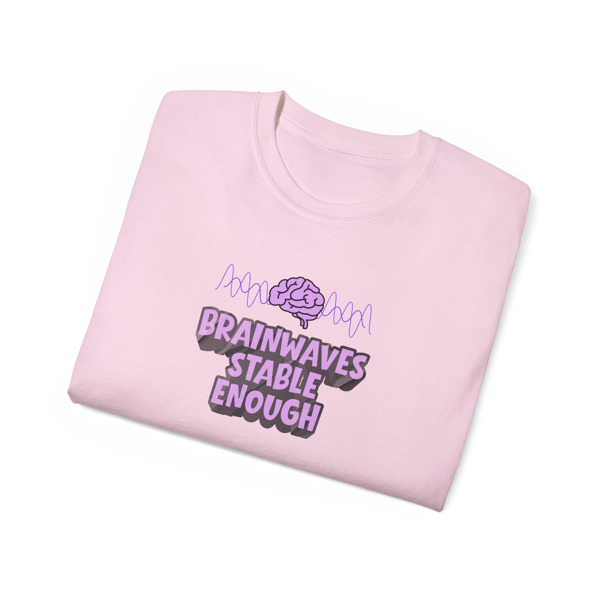Brainwaves Stable Enough Unisex Heavy Cotton Tee