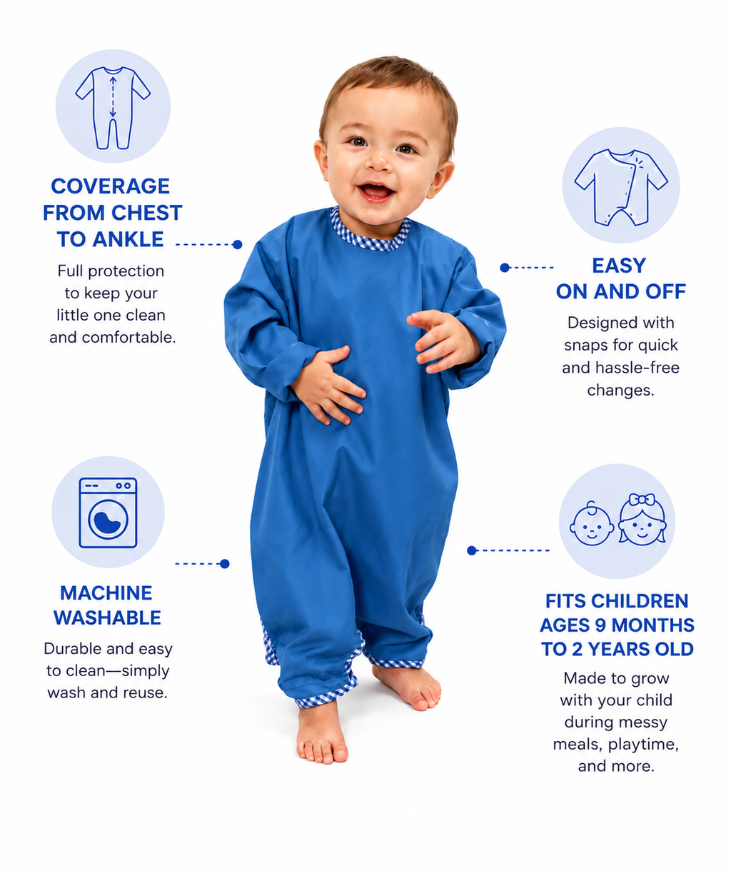 BodyBib™ Full-Coverage Toddler Bib