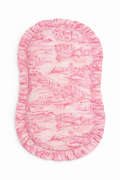 Pink Toile Ruffle Baby Lounger Cover